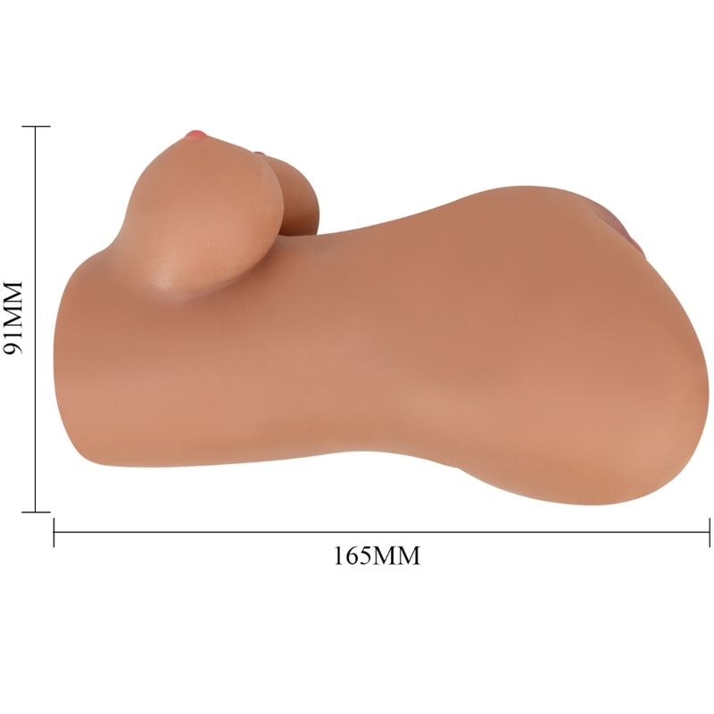 Masturbador Duplo Vagina e Ânus Hannah Realista