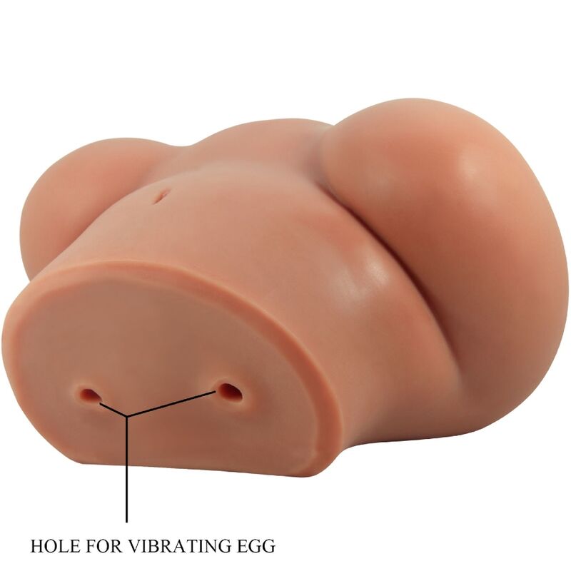 Vibrador Luna Realista com Controle Remoto para Vagina e Ânus