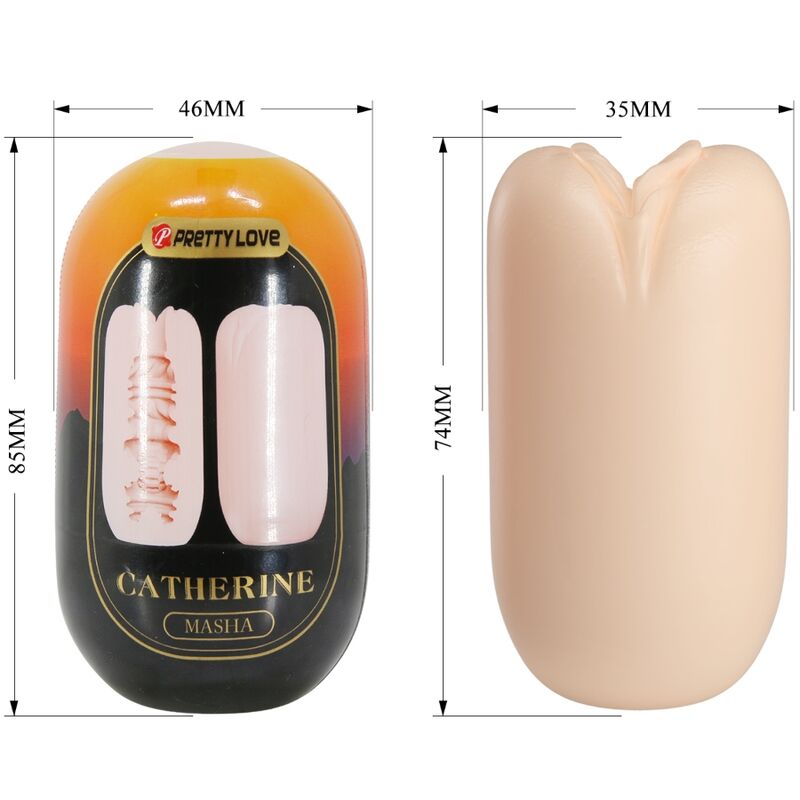 Conjunto de 18 masturbadores masculinos Pretty Love com texturas variadas para diferentes sensações.