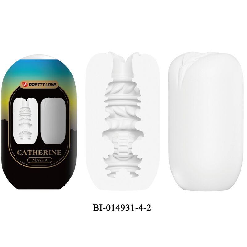 Conjunto de 18 masturbadores masculinos Pretty Love com texturas variadas para diferentes sensações.