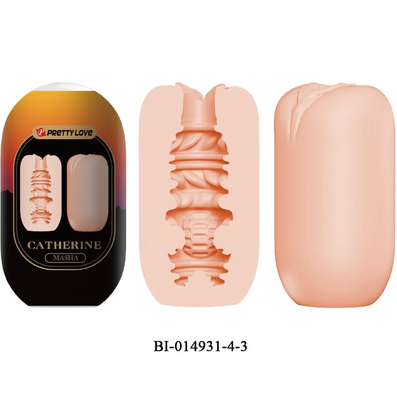 Conjunto de 18 masturbadores masculinos Pretty Love com texturas variadas para diferentes sensações.