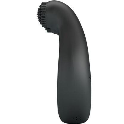 Close-up do PRETTY LOVE Anel Vibratório Dália com Estimulador Clitoriano, mostrando o design ergonómico e material de silicone.