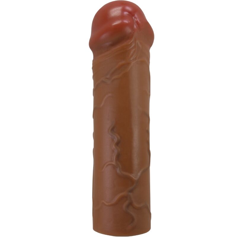 Manga de pénis PRETTY LOVE extensora com 2,5 cm de comprimento para aumentar o prazer e a circunferência.