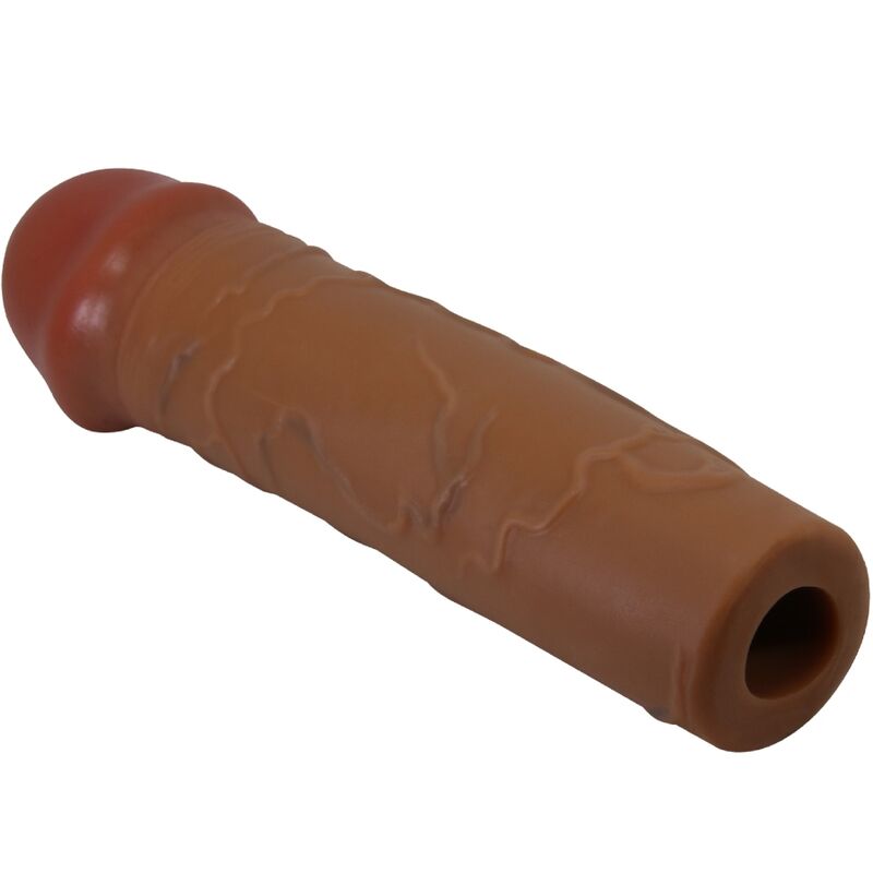 Manga de pénis PRETTY LOVE extensora com 2,5 cm de comprimento para aumentar o prazer e a circunferência.