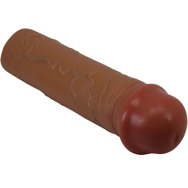 Manga de pénis PRETTY LOVE extensora com 2,5 cm de comprimento para aumentar o prazer e a circunferência.