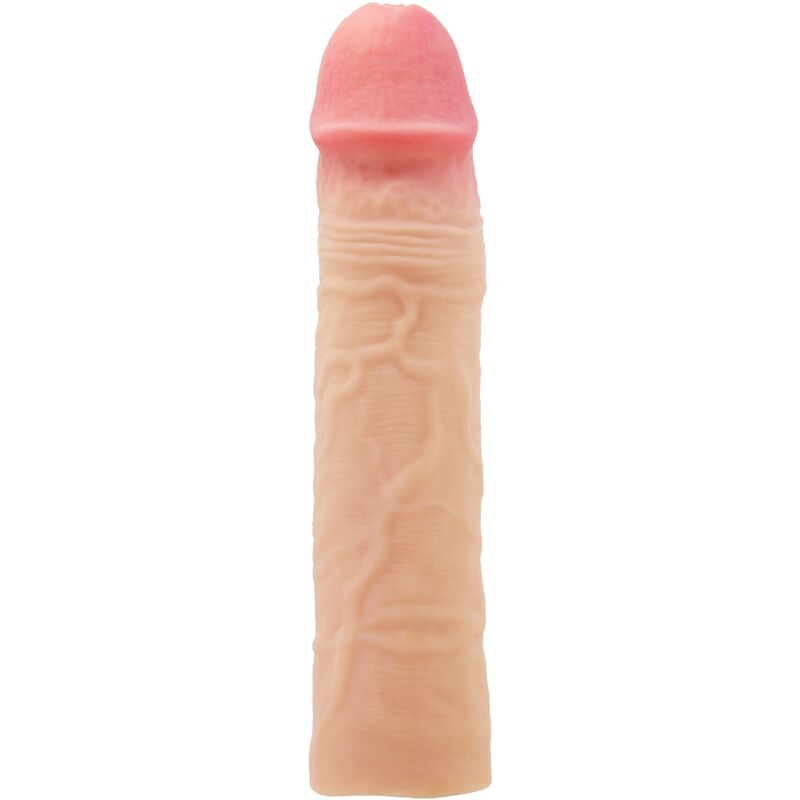 Manga Pénis PRETTY LOVE Chelsea com Extensão 7,6cm, textura realista.