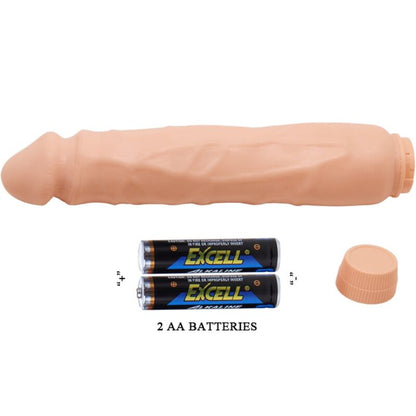 Detalhe do Vibrador Realista Jack BAILE 26 CM com vibração, mostrando a textura e formato.