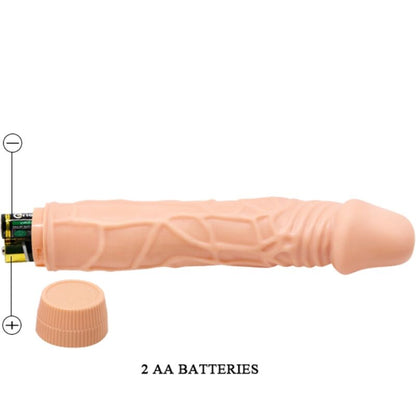 Vibrador Dildo Realista BAILE 22,5cm Cor de Carne com função de vibração.