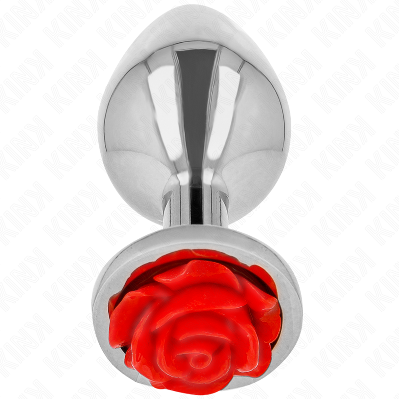 PLUG ANAL ROSA VERMELHO TAMANHO M