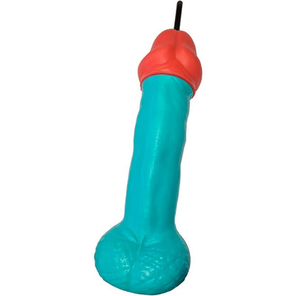 Copo de Plástico Azul em Formato de Pénis para Festas
