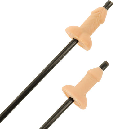 Canudos de Festa com Formato de Pénis - Pack de 10