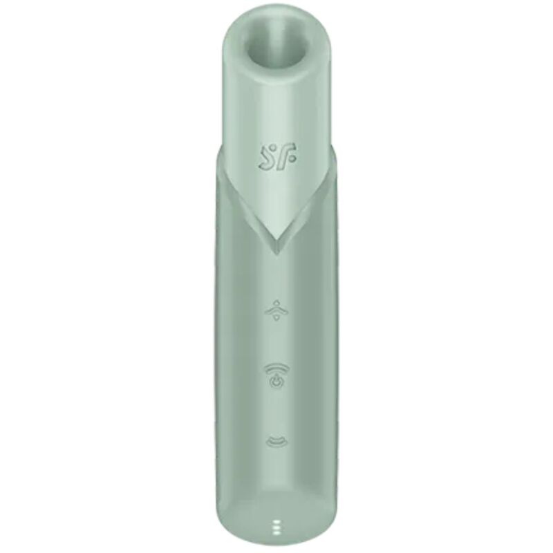 Satisfyer Estimulador Clitoriano Naughty Kiss Wave Air Pulse Aquamarine - design discreto e cor vibrante