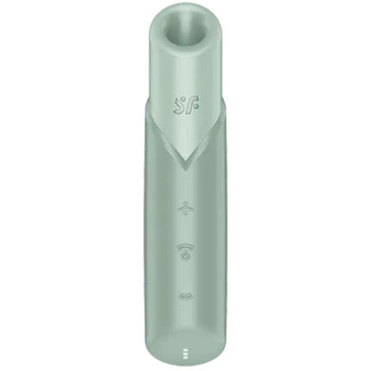 Satisfyer Estimulador Clitoriano Naughty Kiss Wave Air Pulse Aquamarine - design discreto e cor vibrante