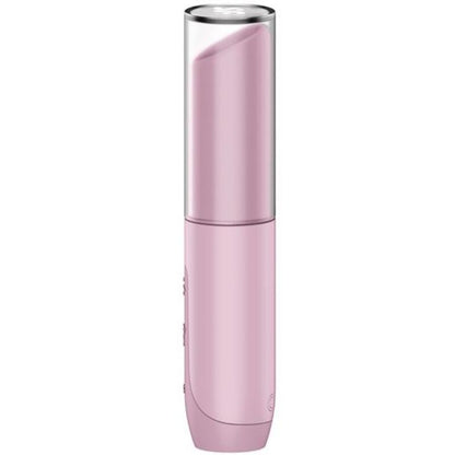 Close-up do Satisfyer Estimulador Clitoriano Secret Kiss Wave Rosa, mostrando seu design compacto e elegante.
