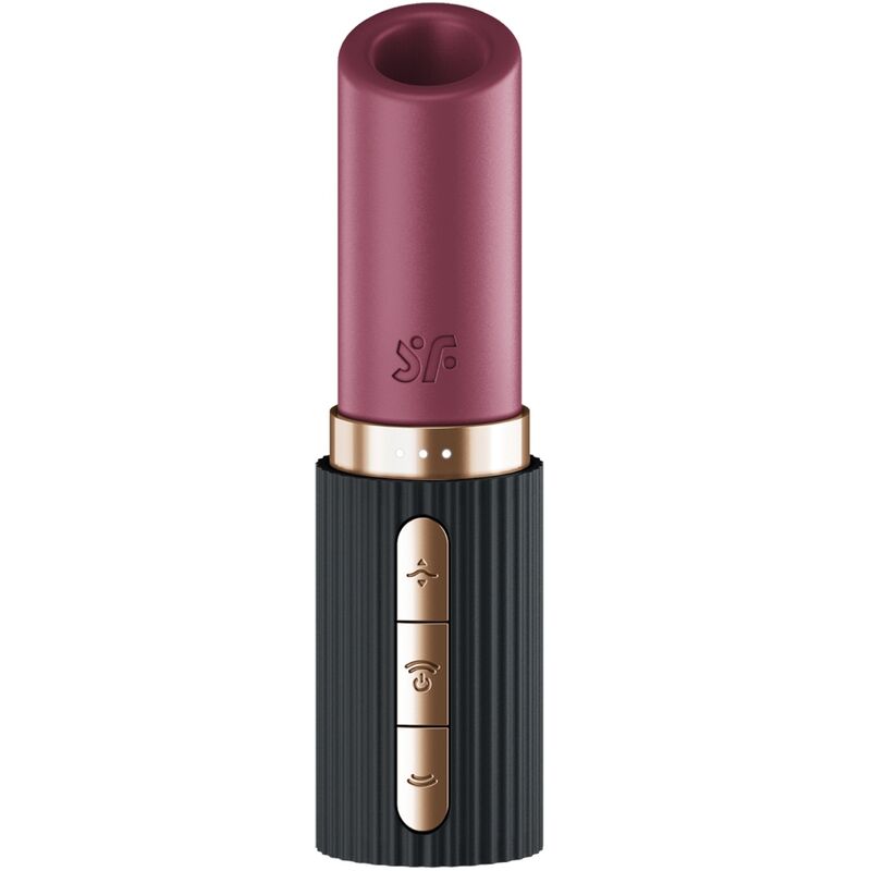 Close-up do SATISFYER Pro 2 Kiss Wave Estimulador Clitoriano Air Wave Discreto, mostrando seu design elegante e discreto.