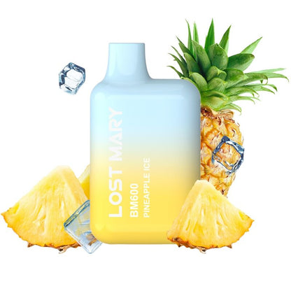 LOST MARY - BM600 NICOTINE VAPER 2% DESCARTÁVEL ABACAXI ICE