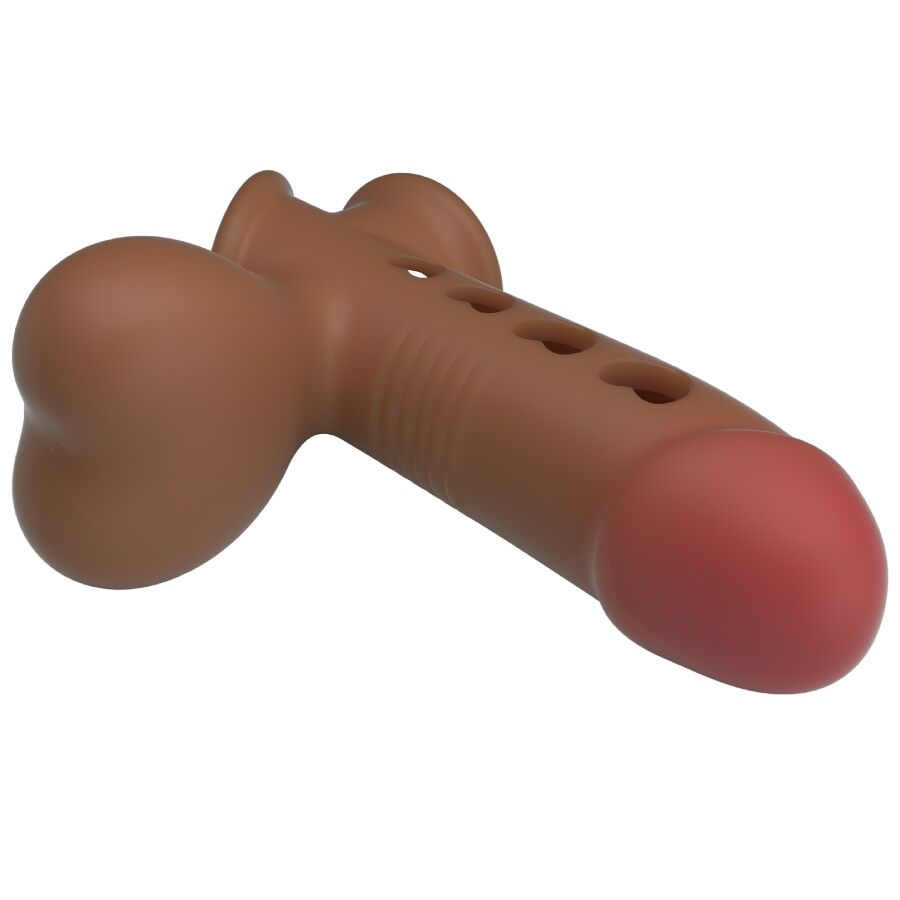 PRETTY LOVE Manga Peniana Tyronn com Airbag inflável, detalhes do design em silicone.