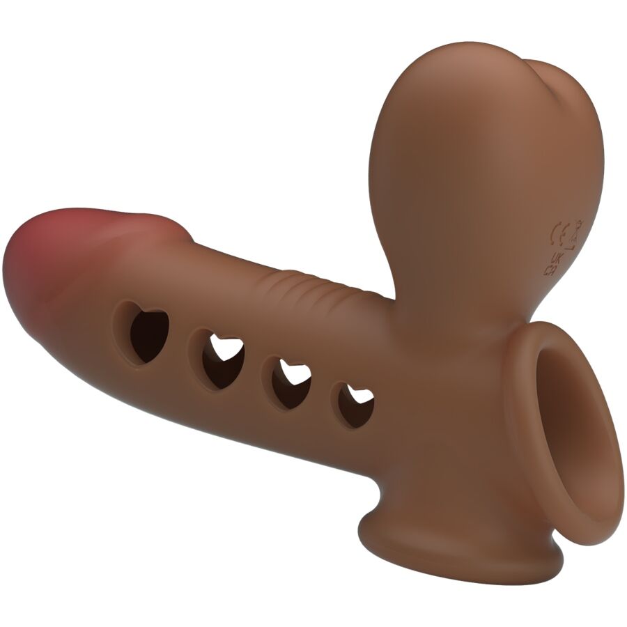 PRETTY LOVE Manga Peniana Tyronn com Airbag inflável, detalhes do design em silicone.