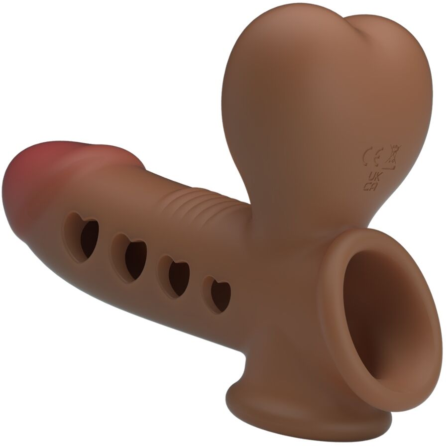 PRETTY LOVE Manga Peniana Tyronn com Airbag inflável, detalhes do design em silicone.