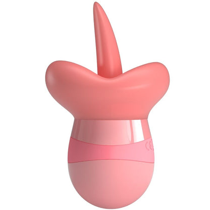 PRETTY LOVE Estimulador Clitoriano Kylee Tongue 10 Vibrações Rosa Nude com design ergonómico e ponta de língua.