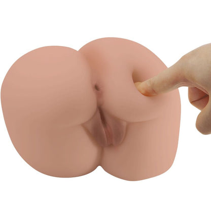 Vibrador com Vagina Realista, Ânus e Controle Remoto