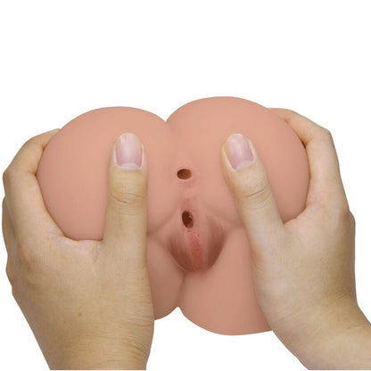 Vibrador com Vagina Realista, Ânus e Controle Remoto