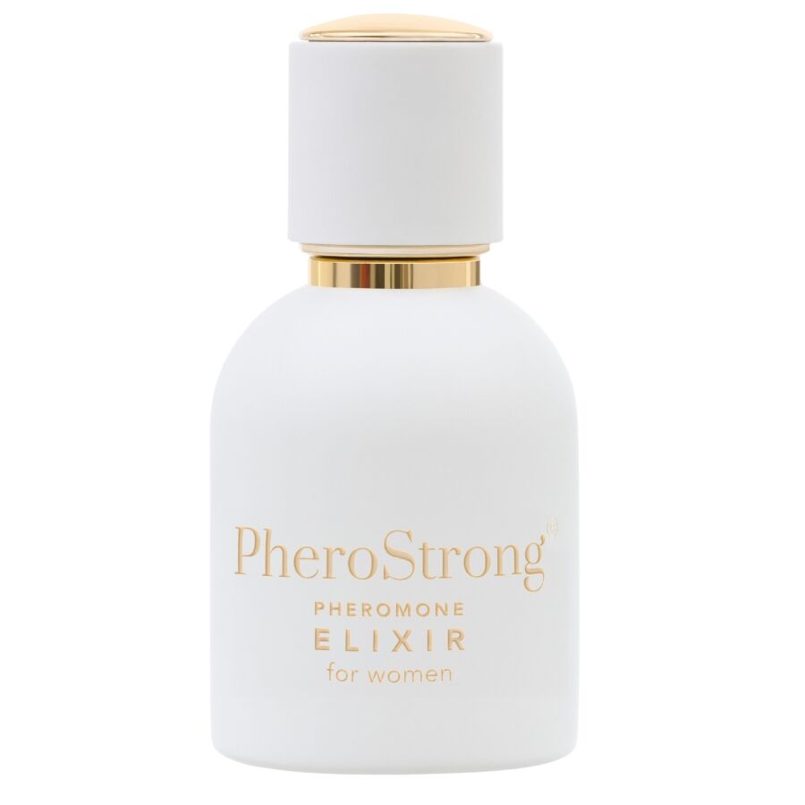Frasco de PHEROSTRONG Elixir de Feromônios para Mulheres 50 ML