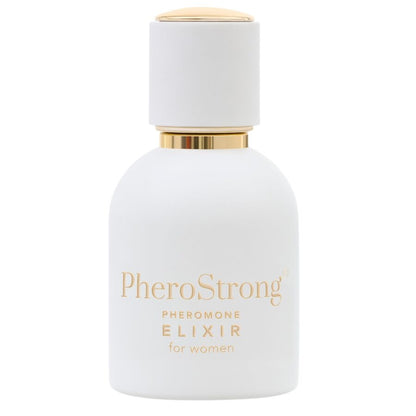 Frasco de PHEROSTRONG Elixir de Feromônios para Mulheres 50 ML