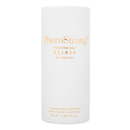 Frasco de PHEROSTRONG Elixir de Feromônios para Mulheres 50 ML