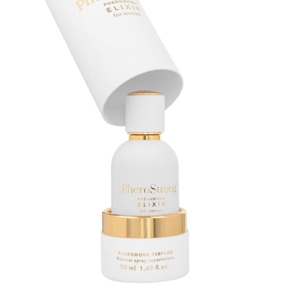 Frasco de PHEROSTRONG Elixir de Feromônios para Mulheres 50 ML