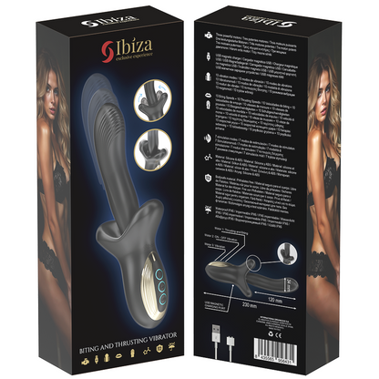 Vibrador Rotativo IBIZA com Múltiplos Motores e Efeito de Mordida para Estimulação Intensa