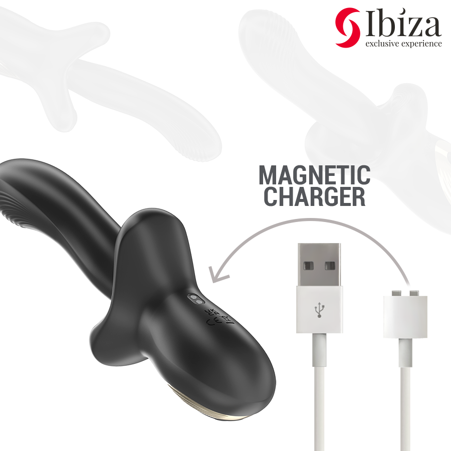 Vibrador Rotativo IBIZA com Múltiplos Motores e Efeito de Mordida para Estimulação Intensa