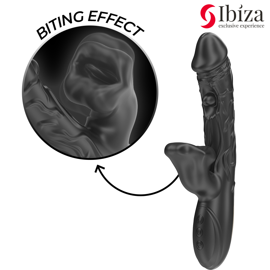 IBIZA Vibrador Estimulador Clitoriano 3 Motores com Efeito Mordida