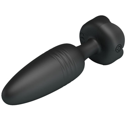 Close-up do PRETTY LOVE Plug Anal Vibratório Tarion com Luz LED, mostrando o design elegante e as características vibratórias.
