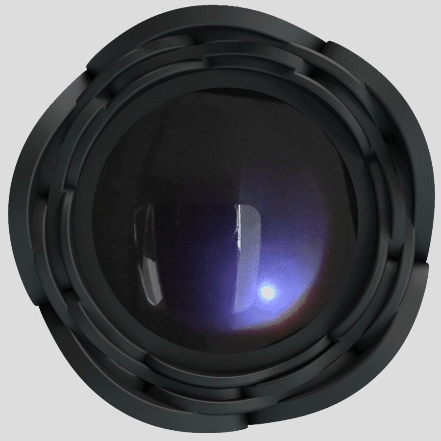 Close-up do PRETTY LOVE Plug Anal Vibratório Varian com Luz LED, mostrando sua textura suave de silicone e design.