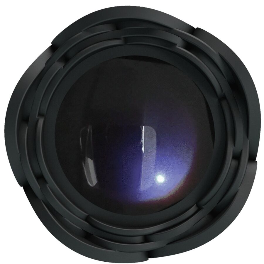 Close-up do PRETTY LOVE Plug Anal Vibratório com Luz LED, mostrando o design elegante e o material de silicone.