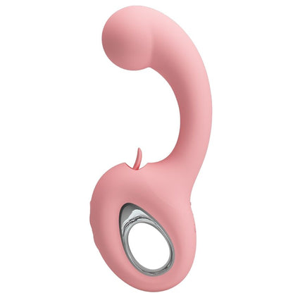 Vibrador PRETTY LOVE Erynnynes para Ponto G e Clítoris, de silicone rosa.