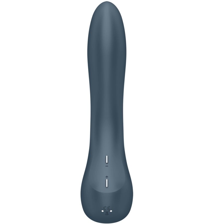 Satisfyer G-Spot Wave 4 Vibrador Ponto G Cinza Escuro com tecnologia robótica e design ergonómico.