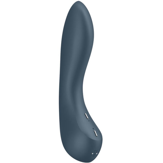 Satisfyer G-Spot Wave 4 Vibrador Ponto G Cinza Escuro com tecnologia robótica e design ergonómico.