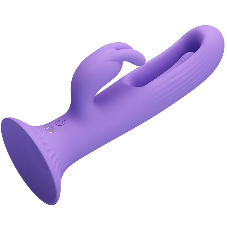 Close-up of the PRETTY LOVE Vibrador de Coelho Killmoulis com 12 Modos e Língua showing its design and features.
