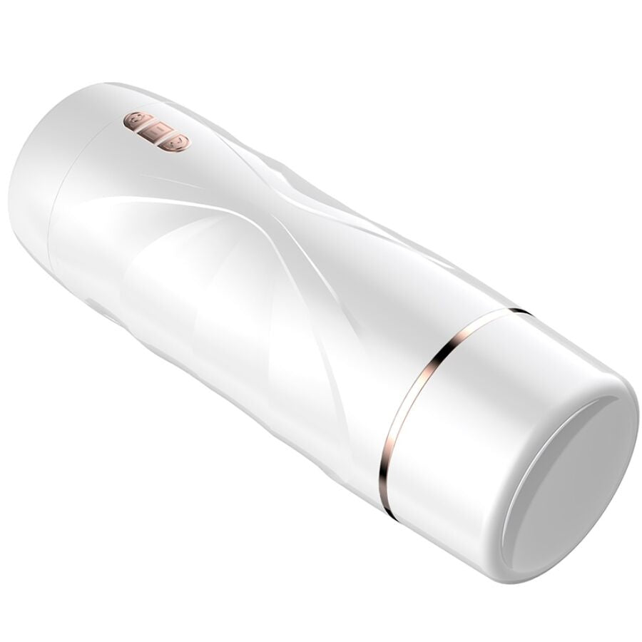 SHEQU - MASTURBADOR VIBRATÓRIO RILEY COM SUCÇÃO