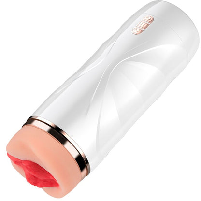 SHEQU - MASTURBADOR VIBRATÓRIO RILEY COM SUCÇÃO