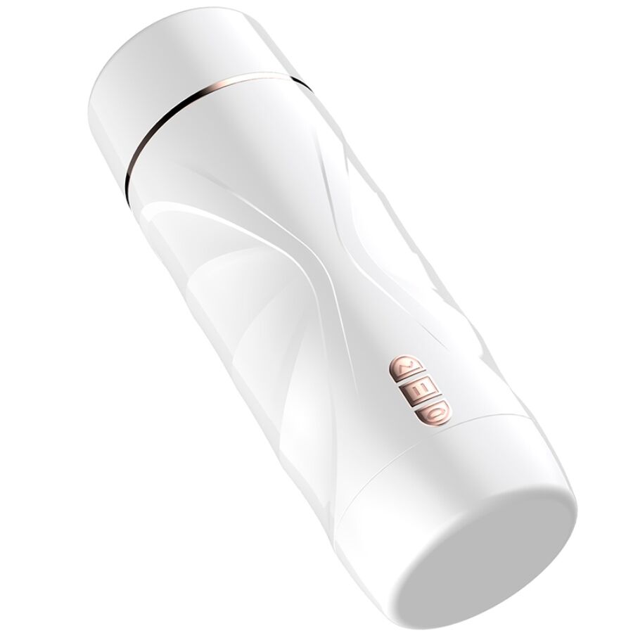 SHEQU - MASTURBADOR VIBRATÓRIO RILEY COM SUCÇÃO