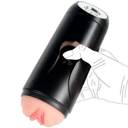 SHEQU - MASTURBADOR FANNY VAGINA COM VIBRAÇÃO