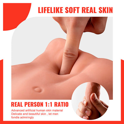 XISE - BERTLETT DILDO ASS DILDO REALISTA E MASTURBADOR ANUS POSIÇÃO FRONTAL COM EMPURRAÇÃO 18 CM