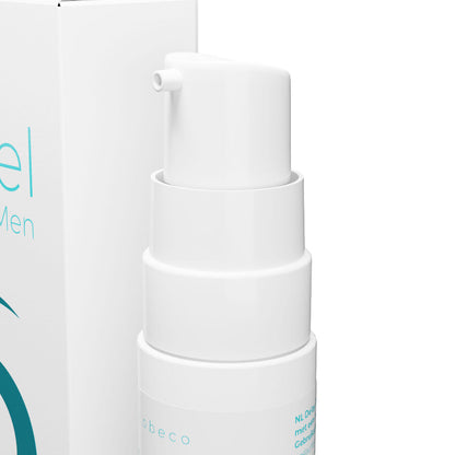 Embalagem do COBECO Viagel Gel Retardante para Homens 30 ML, mostrando o produto e detalhes da marca.