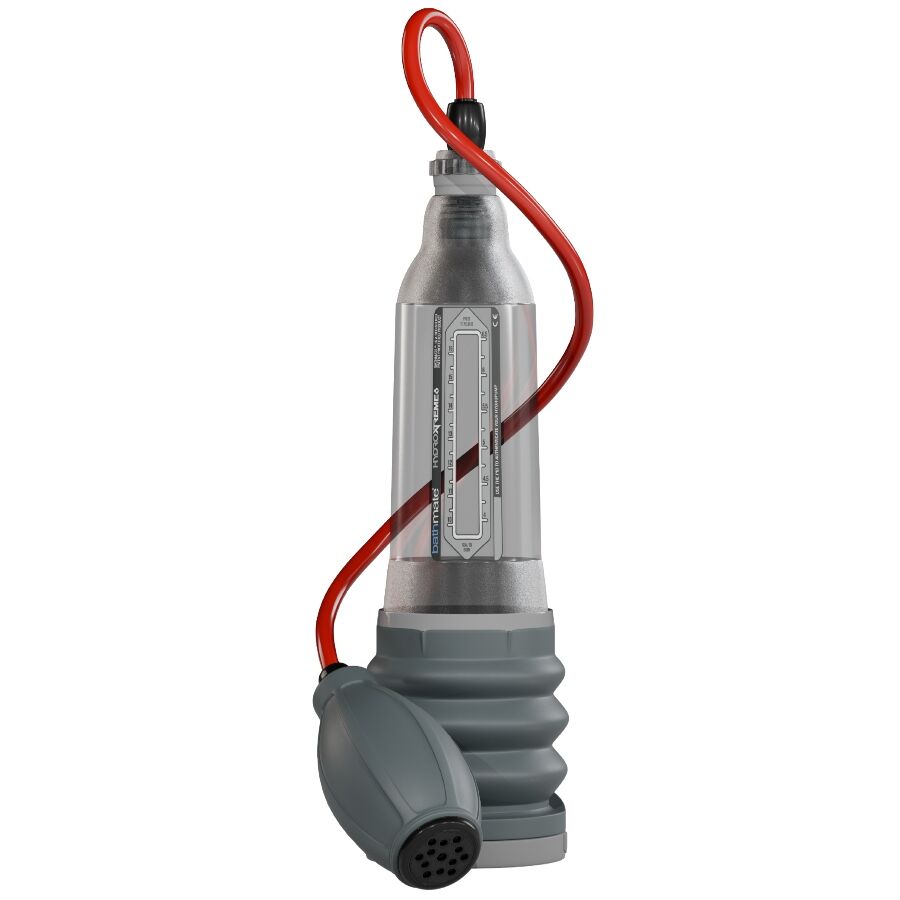 Bomba peniana BATHMATE Hydroxtreme 6 para aumento e hidroterapia, com todos os acessórios inclusos.