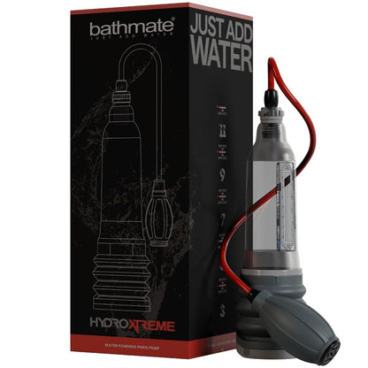 Bomba peniana BATHMATE Hydroxtreme 6 para aumento e hidroterapia, com todos os acessórios inclusos.