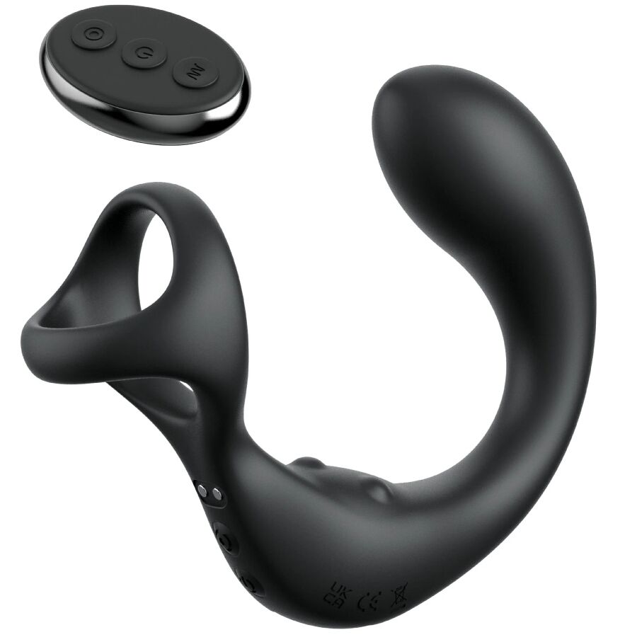 Close-up do Massageador Anal Vibrante Anal Fantasy Elite com Controle Remoto, destacando seu design ergonômico e material de silicone premium.