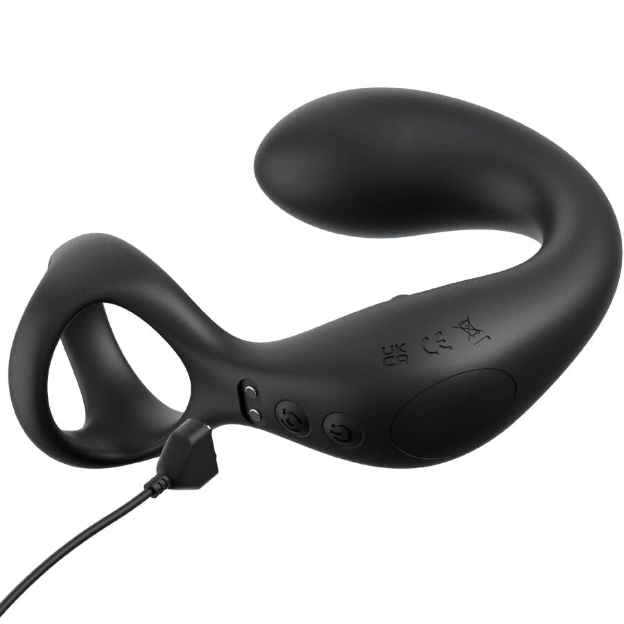 Close-up do Massageador Anal Vibrante Anal Fantasy Elite com Controle Remoto, destacando seu design ergonômico e material de silicone premium.